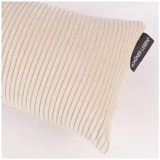 SCHÖNER LEBEN. Zugluftstopper SCHÖNER LEBEN Zugluftstopper Baumwollcord grob hellbeige div Größen, handmade beige 15 cm x 110 cm x 15 cm