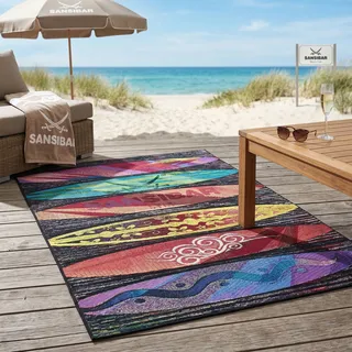 Sansibar In- & Outdoorteppich Rantum Beach SA-016«, multicolor 120 x 180 cm