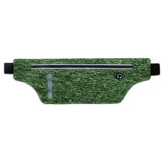Cadorabo Sport Bauchtasche für Handys von 4.7 - 6.0 Zoll in GRÜN - Längenverstellbare Touch Smartphone Hüfttasche