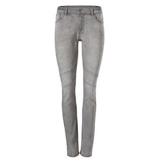 YESET Boyfriend-Jeans Damen Boyfriend Jeans Hose Karottenform Chino Stretch grau 135163 34