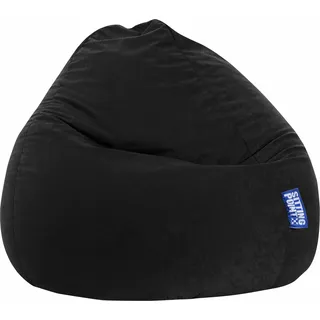 Sitting Point BeanBag Easy 80 x 130 cm schwarz