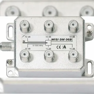 Wisi Verteiler 6f. 5-1000MHz, 10dB DM06B