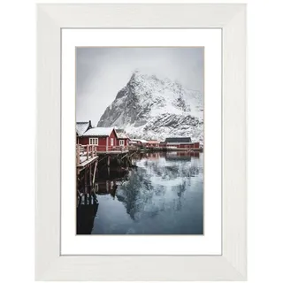 “Oslo" Wooden Frame white 20 x 30 cm