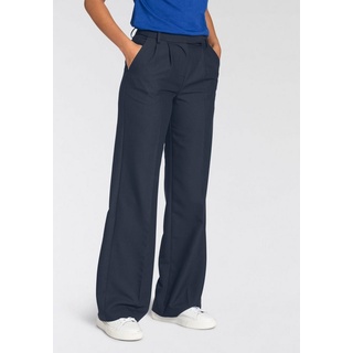 hechter paris Anzughose, mit weitem Bein, Gr. 46 - N-Gr, navy, , 74430042-46 N-Gr