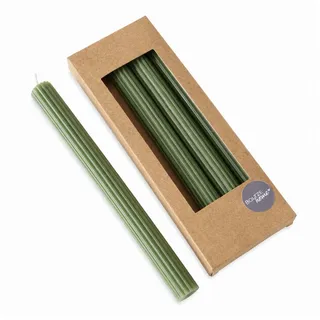 Boltze Stabkerze Classic 25 cm grün