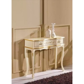JVmoebel Konsolentisch Designer Konsolentisch Holz Tisch Kommode Klassischer Möbel Luxus (1-St., 1x nur Konsole), Made in Europa beige