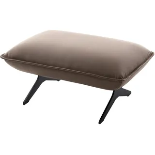 Koinor Hocker, Braun, Metall, Echtleder, Nappaleder, rechteckig, 92x44x62 cm, Fußauswahl, Stoff-/Lederauswahl, Wohnzimmer, Hocker, Sitzhocker