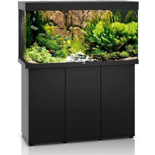 Juwel Rio 350 Aquariumkombination mit Unterschrank schwarz