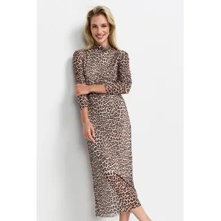 Rich & Royal Meshkleid Mit U-Boot-Ausschnitt braun L