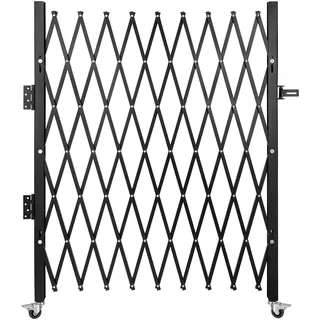 Vevor Sicherheitstor Falttürtor 131x190 cm Schwarz