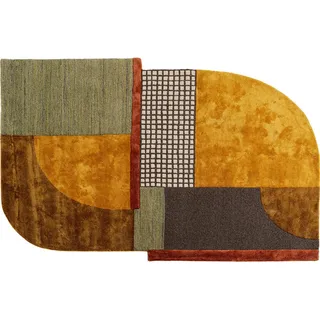 Kare-Design Teppich, Mehrfarbig, Textil, Abstraktes, rechteckig, 170x240 cm, Teppiche & Böden, Teppiche, Moderne Teppiche