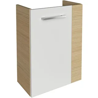 Fackelmann Waschbeckenunterschrank 44 x 60 x 24,3 cm Weiß