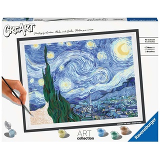 Ravensburger Malen nach Zahlen für Erwachsene ART Collection: Starry Night (Van Gogh)