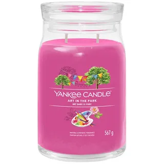 Yankee Candle Art in the Park Duftkerze 567 g pink
