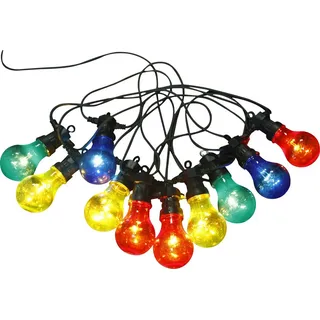 GLOBO LED-Lichterkette Kunststoff 750x6x14,6 cm Schwarz
