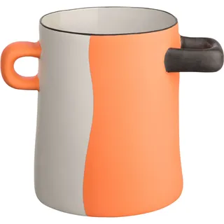 ASA rayu Vase orange geteilt 15,5 cm