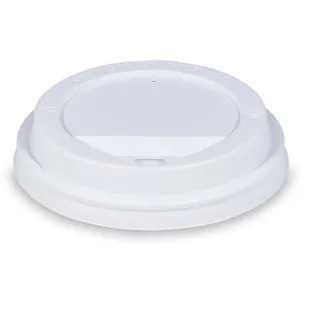 Domdeckel (PS) weiß für Becher Ø90mm