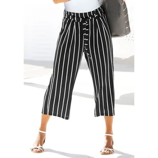 LASCANA Culotte Weit Schwarz/Weiß 52