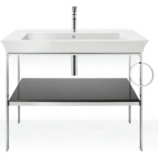 Duravit Waschtisch-Konsole 98,4 x 45 cm Steingrau Hochglanz