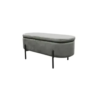 byLIVING Polsterbank NOVA grau 95 x 42 x 37,5 cm