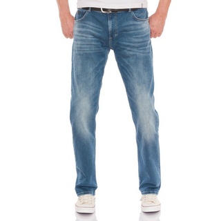 Miracle of Denim Straight-Jeans M.O.D Thomas Comfort Agreement Blue blau