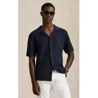 Polo Ralph Lauren für Herren. 710P04442001 Hemd Summer marineblau (M), Lässig, Baumwolle, Kurzarm