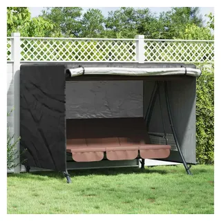 vidaXL Hollywoodschaukel-Abdeckung 220 x 150 x 150 cm Schwarz