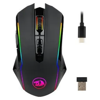 Redragon M910-KS Ranger, RF Wireless + USB Type-C, Schwarz - Schwarz