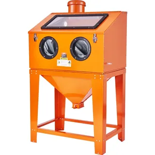 Vevor 341 L Sandstrahlkabine mit 6,8 L Staubsammelsystem 2,76-8,27 bar Sandstrahlkabine mit Ständer Hochleistungs-Sandstrahler mit Strahlpistole und