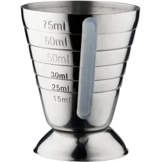 Barmaß / Jigger, mit Abstufung - Edelstahl (75ml)"