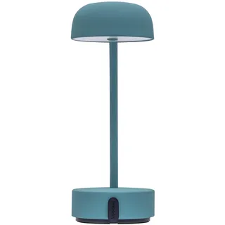 Kooduu - Fokus Tischlampe - Schreibtisch- und Nachttischleuchte - Tragbar, Dimmbar, Kabellos, mit Akku und über USB aufladbar, für Wohnzimmer, Türkis