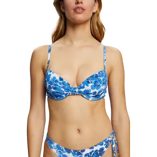 ESPRIT Bikini-Oberteil in Blau - 42D-Cup