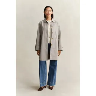 Gant Kurzmantel CHECKED COTTON BLEND CAR Regular fit mit praktischen Taschen beige S (36)