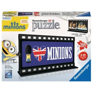 Ravensburger 3D Puzzle Filmstreifen Minions British 112074 Neu & Ovp