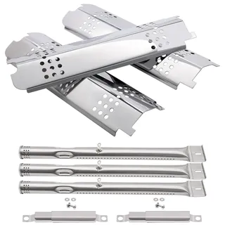 Adviace Grill Ersatzteile für Charbroil Gas2Coal 463340516 463370519 463370516 Gas 2 Kohlegrill Modelle, G421-0500-W1 G466-2500-W1 Brenner G553-0002-W1A Heizzelt G4322-0078 -W1 Tragrohr