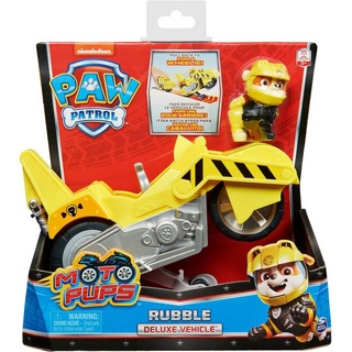 Spin Master Spielzeug-Auto Paw Patrol Moto Pups Rubbles Motorrad gelb