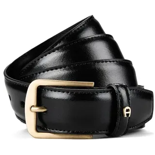 AIGNER Business Gürtel Leder 110 cm schwarz