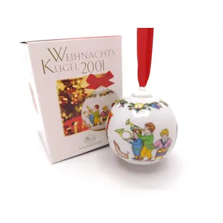 Hutschenreuther Weihnachtskugel 2001, Porzellankugel, Weihnachten