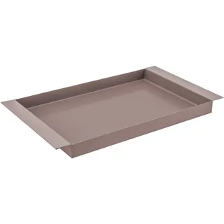 REMEMBER Metall-Tablett groß mocca