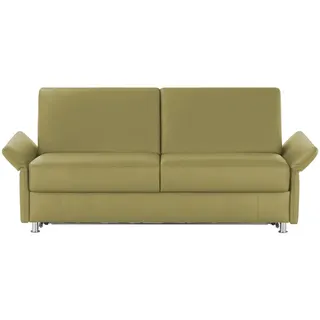 Sofa.de Schlafcouch Leder 2-Sitzer Grün