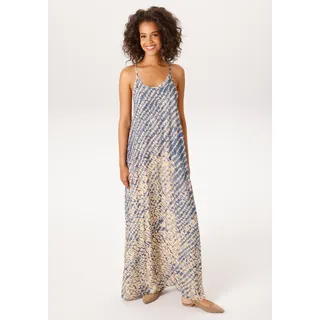 Aniston CASUAL Sommerkleid Blau Batik 36