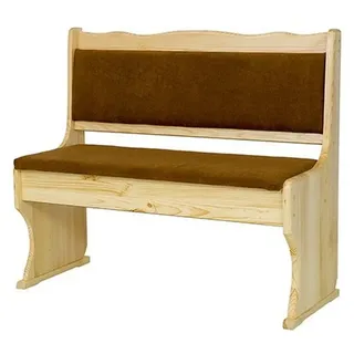 JVmoebel Sitzbank Küchenbank aus Kiefernholz im klassischen Landhausstil (1-St), Made in Europa braun