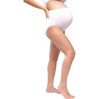 Carriwell Nahtlose Umstandsunterhose | Dehnbare Beinausschnitte | Stützt Bauch & Rücken | Atmungsaktiv für Schwangerschaftskomfort | Aus recyceltem Material, Passt sich Ihrem wachsenden Bauch an, S-XL - XL