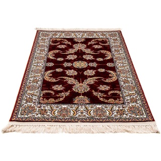 Orientteppich MORGENLAND "Mahnush" Teppiche Gr. B/L: 120 cm x 180 cm, 9 mm, 2,16 m2, 1 St., rot (dunkelrot) Orientalische Muster