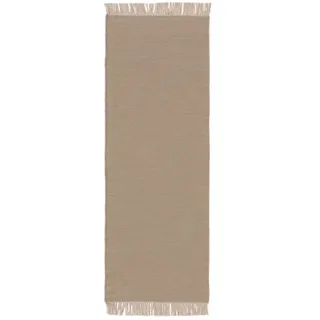benuta Teppich Liv, rechteckig, Höhe: 5 mm, Kunstfaser, Berber, Ethno-Style, Wohnzimmer beige|weiß Ø 0 cm x 70 cm x 200 cm x 5 mm