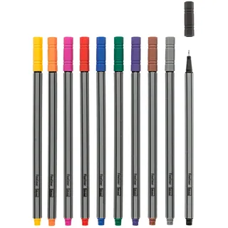 IDENA Fineliner 0,4mm 10 Stück