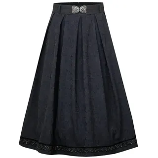 Trachtenrock Hohenbrunn 70cm schwarz 42 - Schwarz