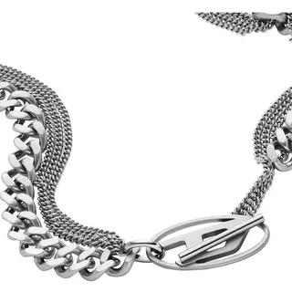 Diesel Edelstahlkette Diesel Unisex-Kette Edelstahl silberfarben