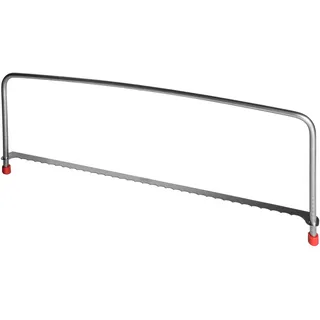 Lares Tortenschneider Edelstahl 40 cm – höhenverstellbarer Tortenbodenschneider mit Skala – Tortenmesser Wellenschliff – Torten Werkzeug für Konditor – Made in Germany