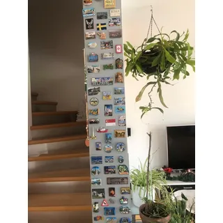 200x60 cm Türfolie Kreide Tafel Folie Magnettafel Set inkl. Kreidestift + 10 Magnete selbstklebend & magnetisch I Haftgrund für Magnete I beschreibbar, nass und trocken abwischbar (grau)